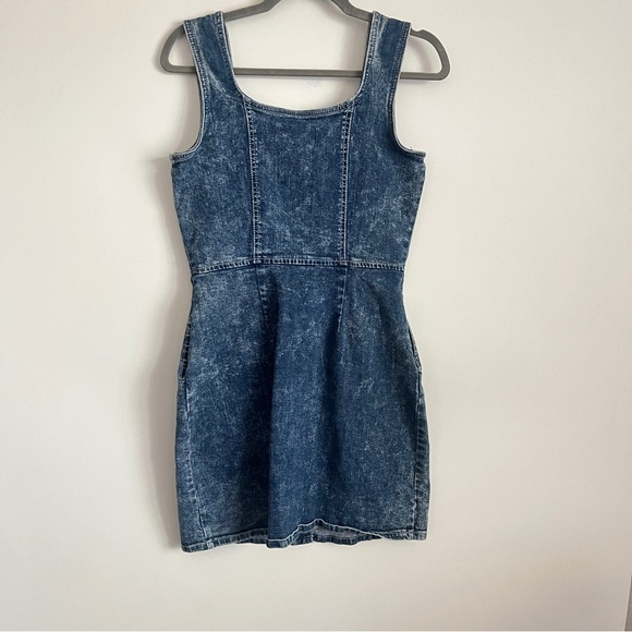 Jordache Vintage Button Up Denim Dress Size Small - Picture 5 of 7